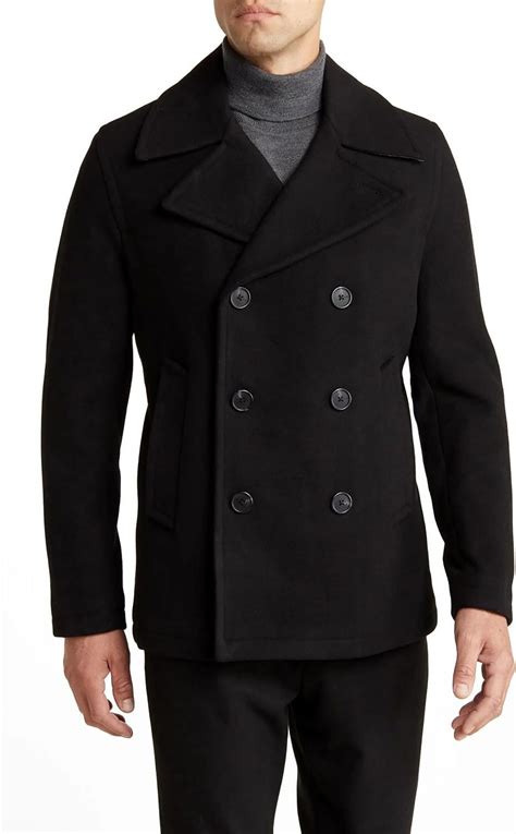 mens michael kors peacoat